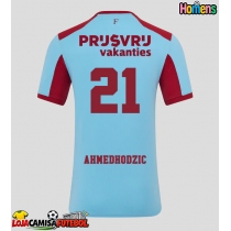 Camisa de Futebol Feyenoord Anel Ahmedhodzic #21 Equipamento Alternativo 2025-26 Manga Curta